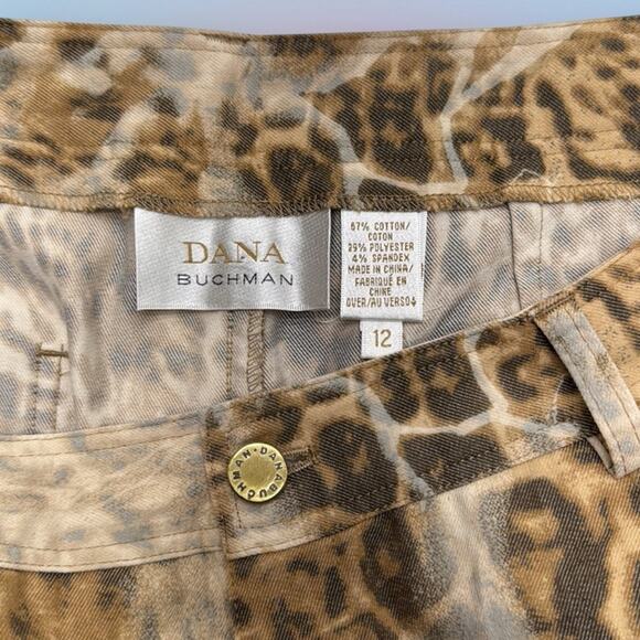DANA BUCHMAN Women’s 12 Leopard Print Pant - Picture 4 of 4